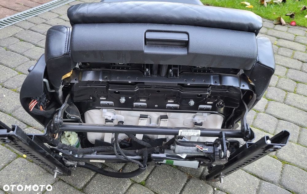 AUDI A6 C6 S-LINE FOTEL PRAWY ELEKTRYCZNY PODGRZEWANY KUBEŁKOWY SKÓRZANY - 10