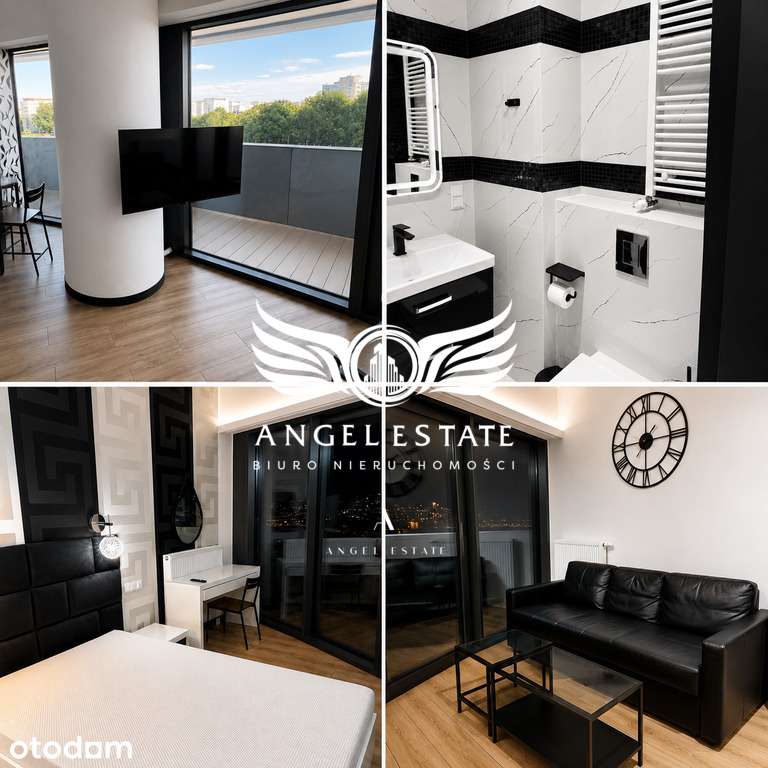 Hanza Tower apartament z widokiem na miasto