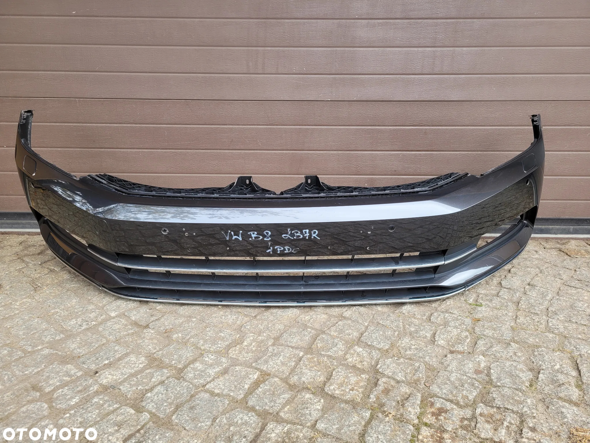 ZDERZAK PRZEDNI PRZÓD VW PASSAT B8 LB7R PDC SPRYSKI - 2