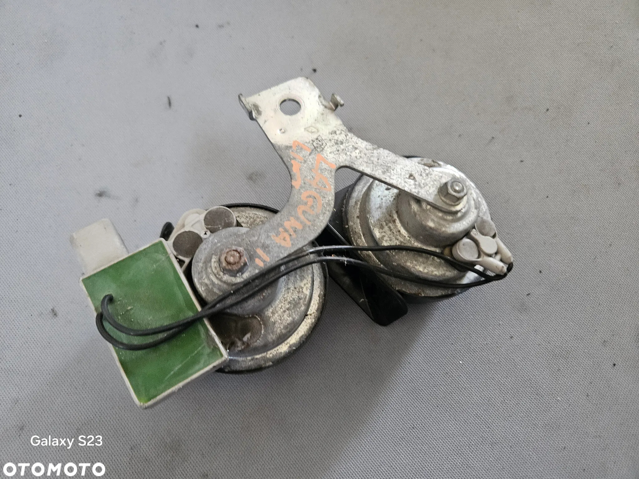 Klakson sygnał na 3 piny Fiamm Renault LAGUNA II Espace IV 0058100 0057939 - 2