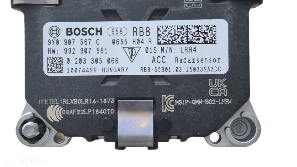 Czujnik Radar Moduł ACC DISTRONIC Porsche 911 Taycan Cayenne 9Y0 NEW - 7