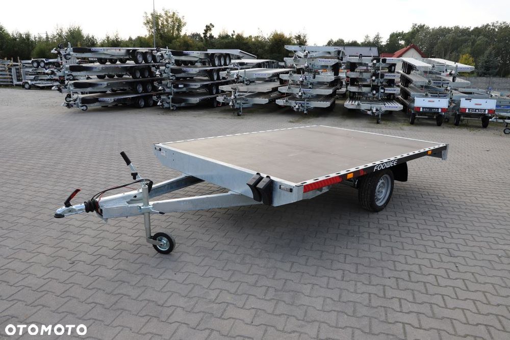 Inny Platforma FOOWEE 3.2x2.2 do transportu dwóch quadów, buggy DMC 1300kg, Podjazdy 2.4m alu