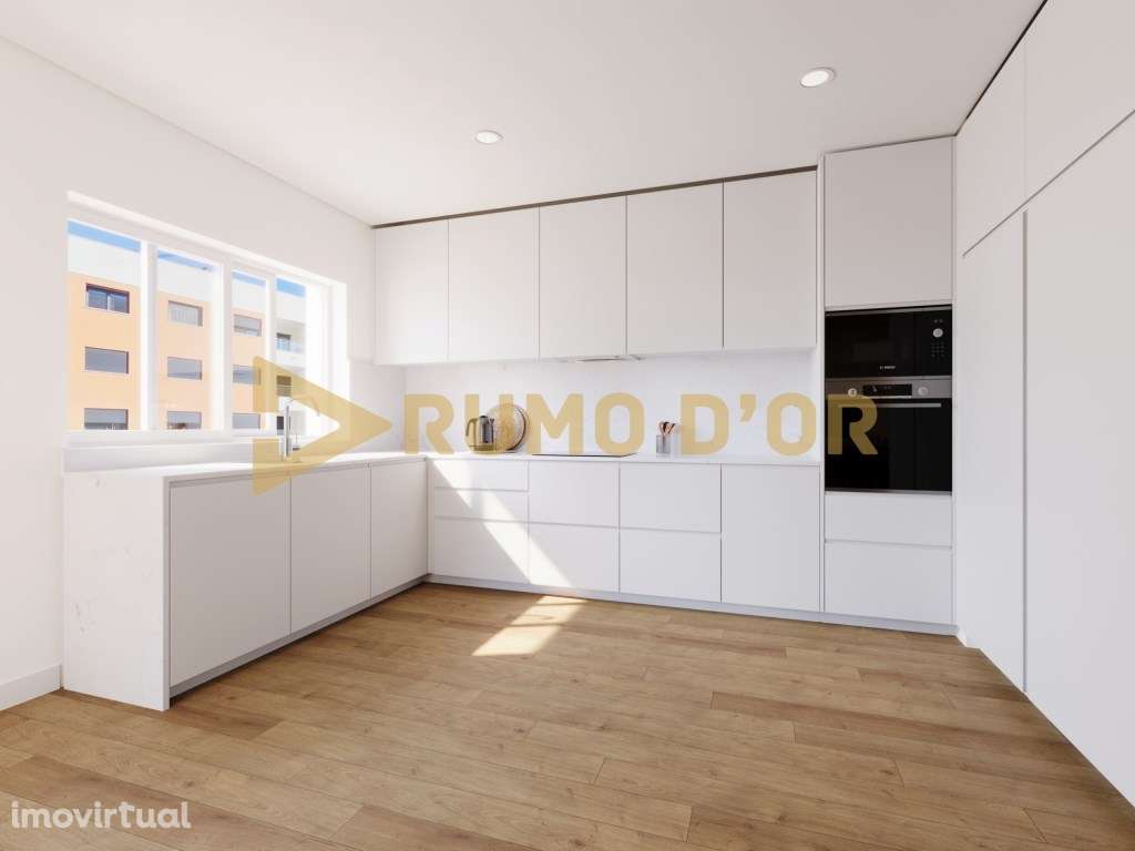 Apartamento T4 C/ varanda e parqueamento - Grande imagem: 4/12