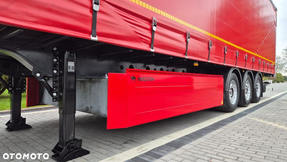 Wielton NACZEPA///FIRANKA///WIELTON///2023///WYSOKOŚĆ 2.82///DACH PODNOSZONY///CERTYFIKAT XL///OŚ PODNOSZONA///KOSZ PALETOWY///STAN BARDZO DOBRY - 9