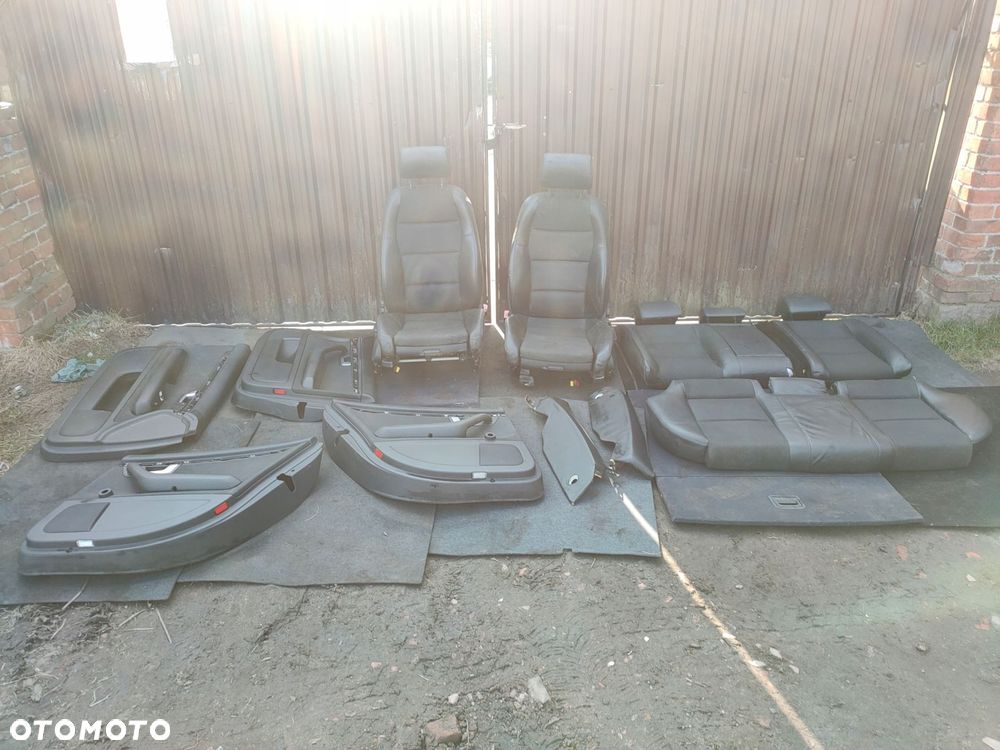fotele kanapa speed pół skóra audi a4 b6 - 14