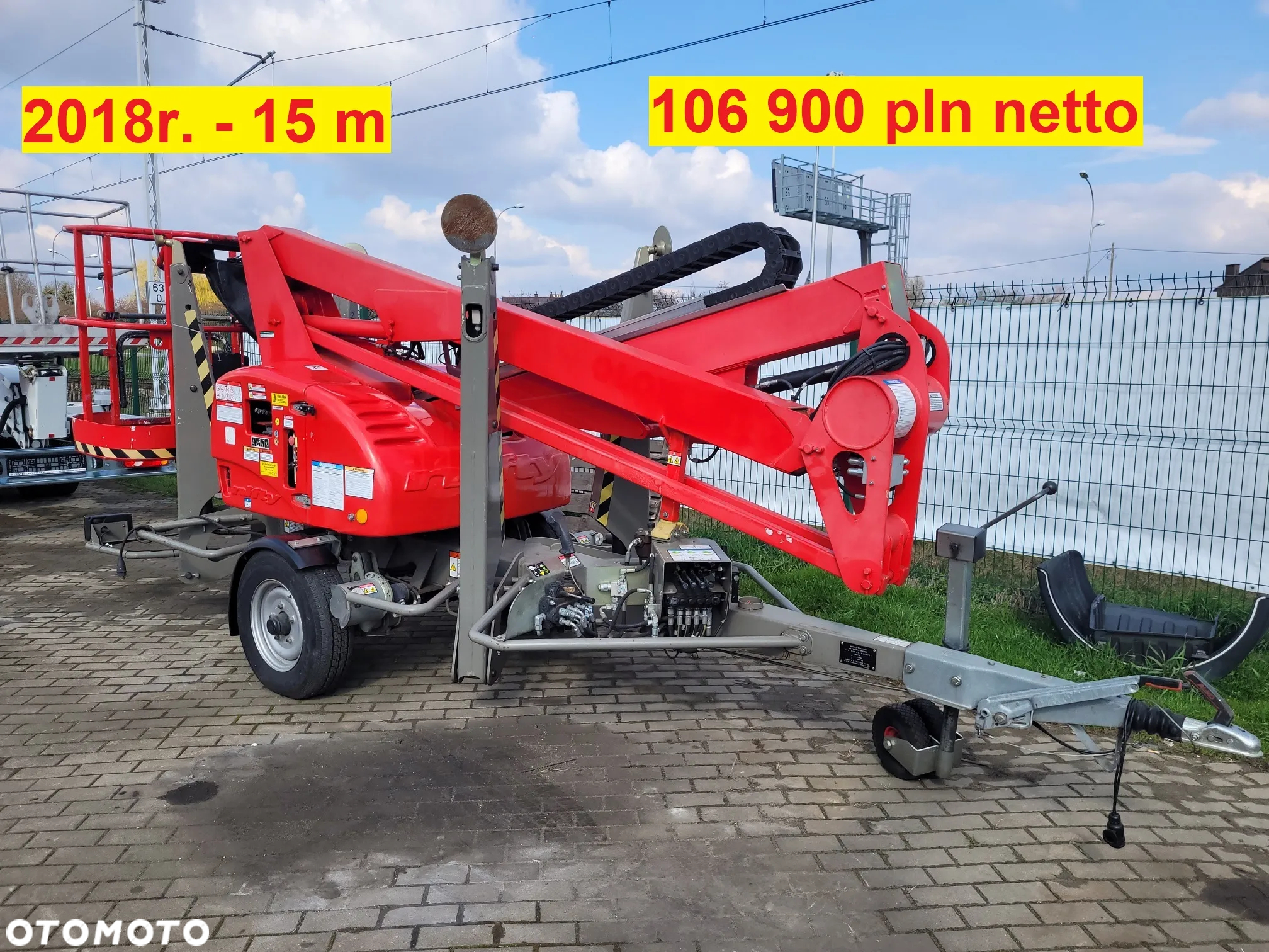 Omme podnośnik koszowy na gąsienicach 26 m 22 m 20 m 19 m 18 m 17 m - 3