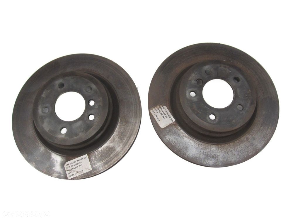 BMW E90 330i 335i TARCZE HAMULCOWE TYLNE TYŁ 336X22 34216855004 6855004 2ST - 1