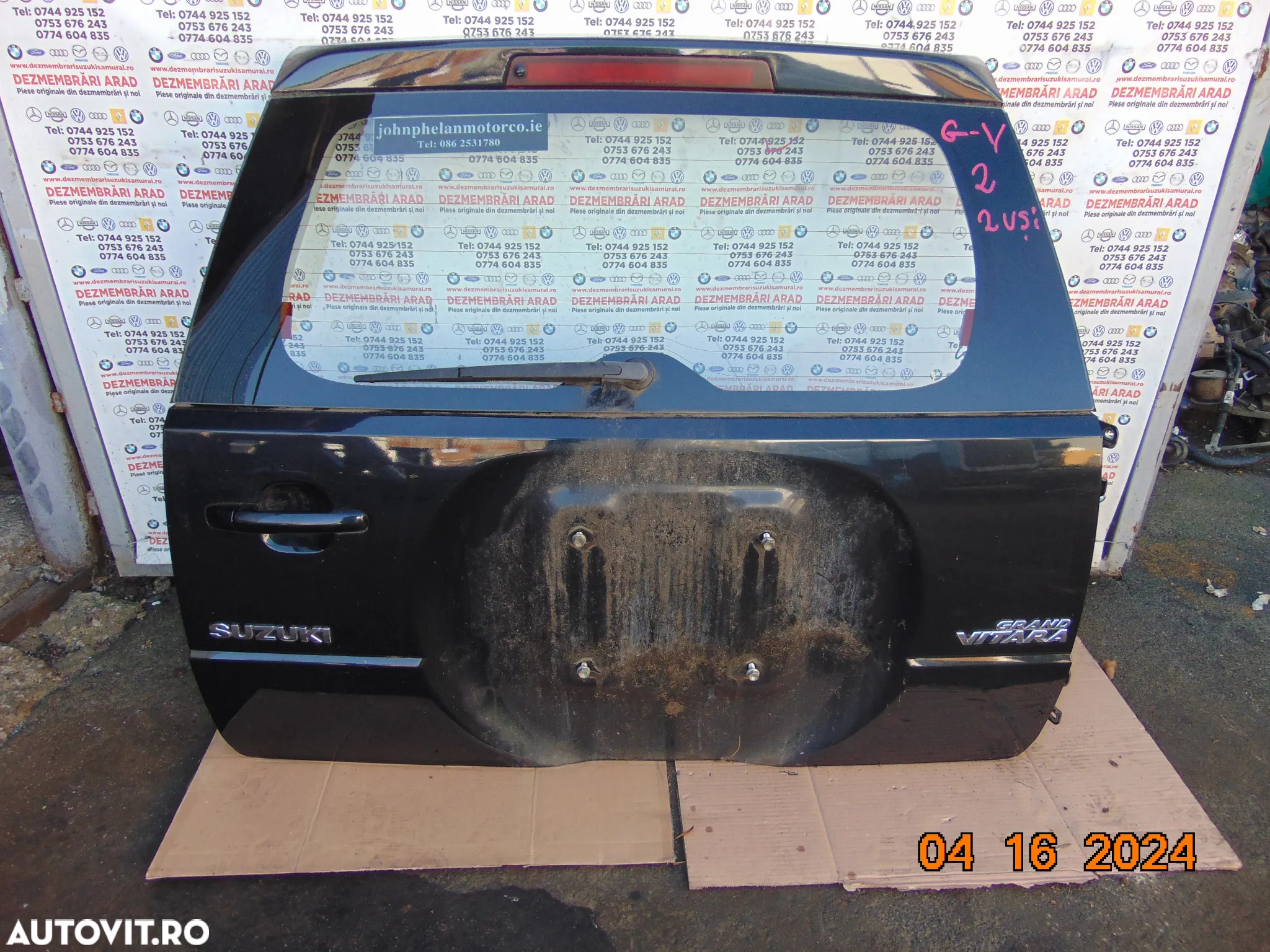 Haion Suzuki Vitara 2005-2012 grand vitara 2 haion cu luneta dezmembrez grand vitara 2 1.9 - 2