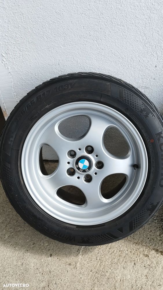 Set jante aliaj BMW Style 109 17 8j Et 46  Dedicate x3 e83 cu anvelope de iarna 235/55/17 - 5