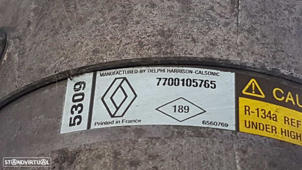 COMPRESSOR DE AR CONDICIONADO RENAULT SCENIC (JA..) 1.9 DCI AUTHENTIQUE - 5