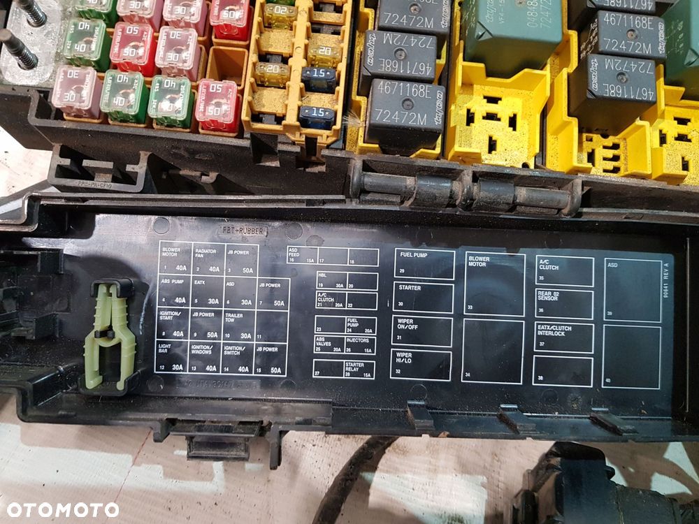 wiązka instalacja kabiny jeep liberty kj 3.7 eu - 4