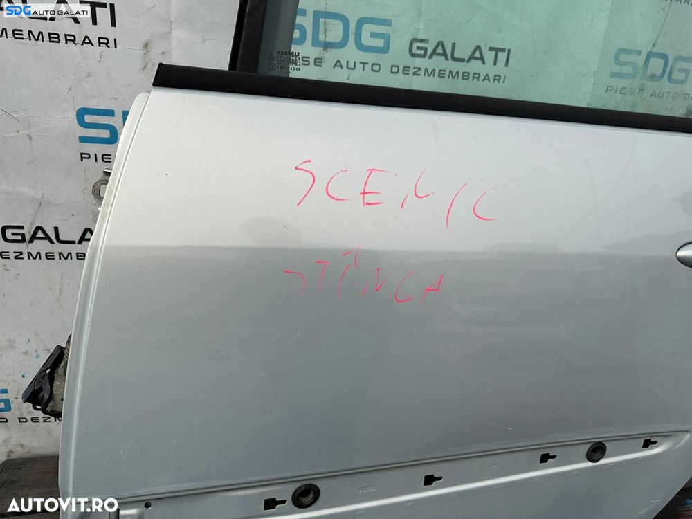 Usa Usi Portiera Portiere Stanga Spate cu Imperfectiuni Renault Scenic 2 2003 - 2009 Culoare MV632 [X3367] - 4
