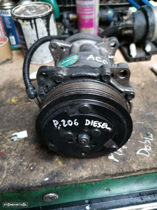 PEUGEOT 206 1.9D COMPRESSOR AR CONDICIONADO AC005 - 3
