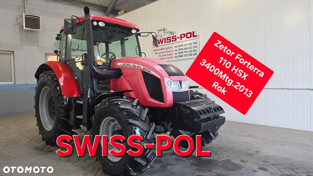 Zetor Forterra 110 HSX 2014 rok 3400 Mtg. Transport 125HSX 140 HSX Proksima Celtis Axos Valtra A New Holland Deutz Kubota Pronar