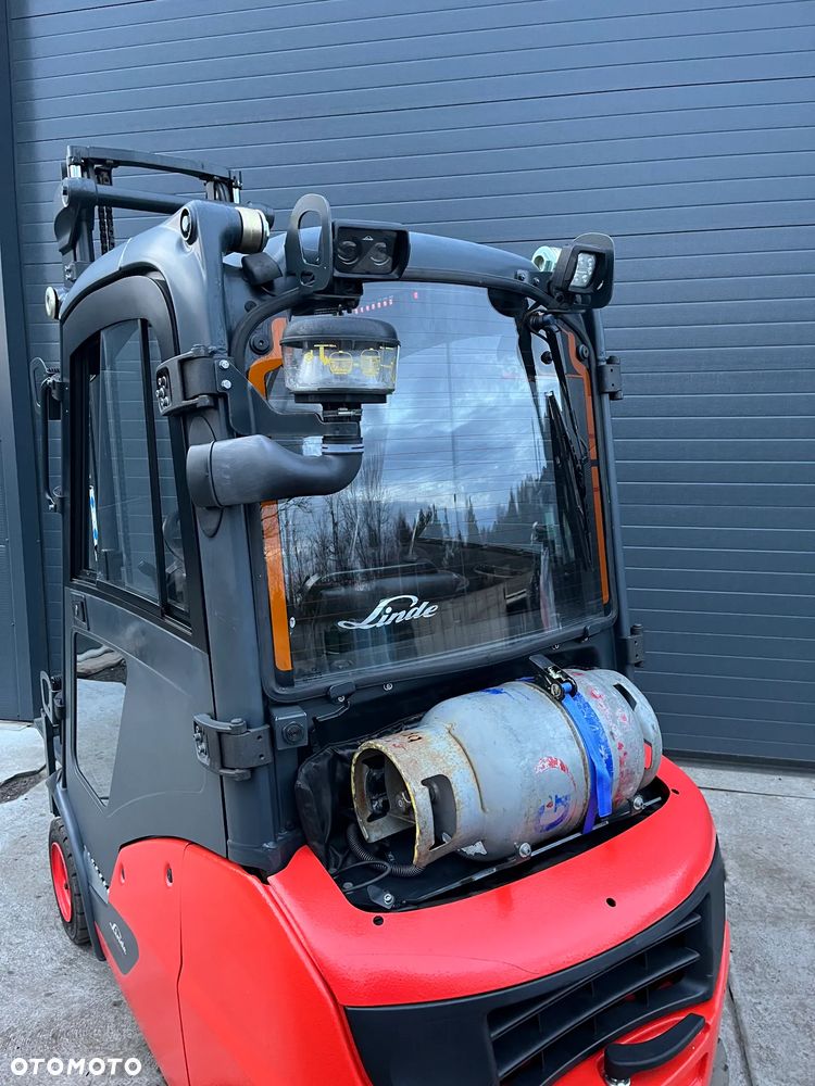 Linde H16 H18 H20 Gaz LPG, Pełna kabina, Przesuw boczny zintegrowany, tylko 2953h - 12