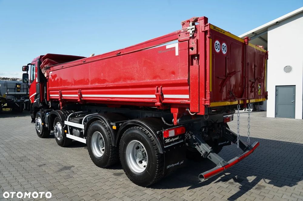 Renault C 430 / 8x4 / WYWROTKA  DWUSTRONNA - 6M / HYDROBURTA / KLAPODRZWI / OPONY 100% / SPROWADZONY - 9