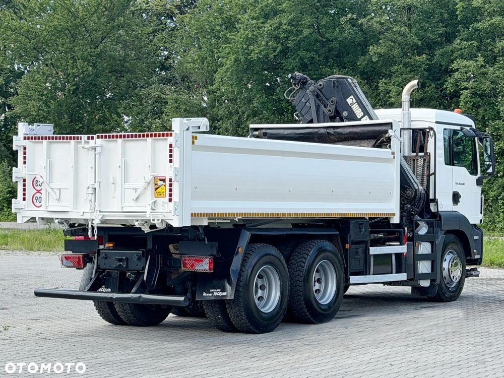 MAN TGS 26.400 *WYWROTKA 5,10m *HIAB 144 E - 3 HIDUO/PILOT *6x4 *STAN BDB - 8
