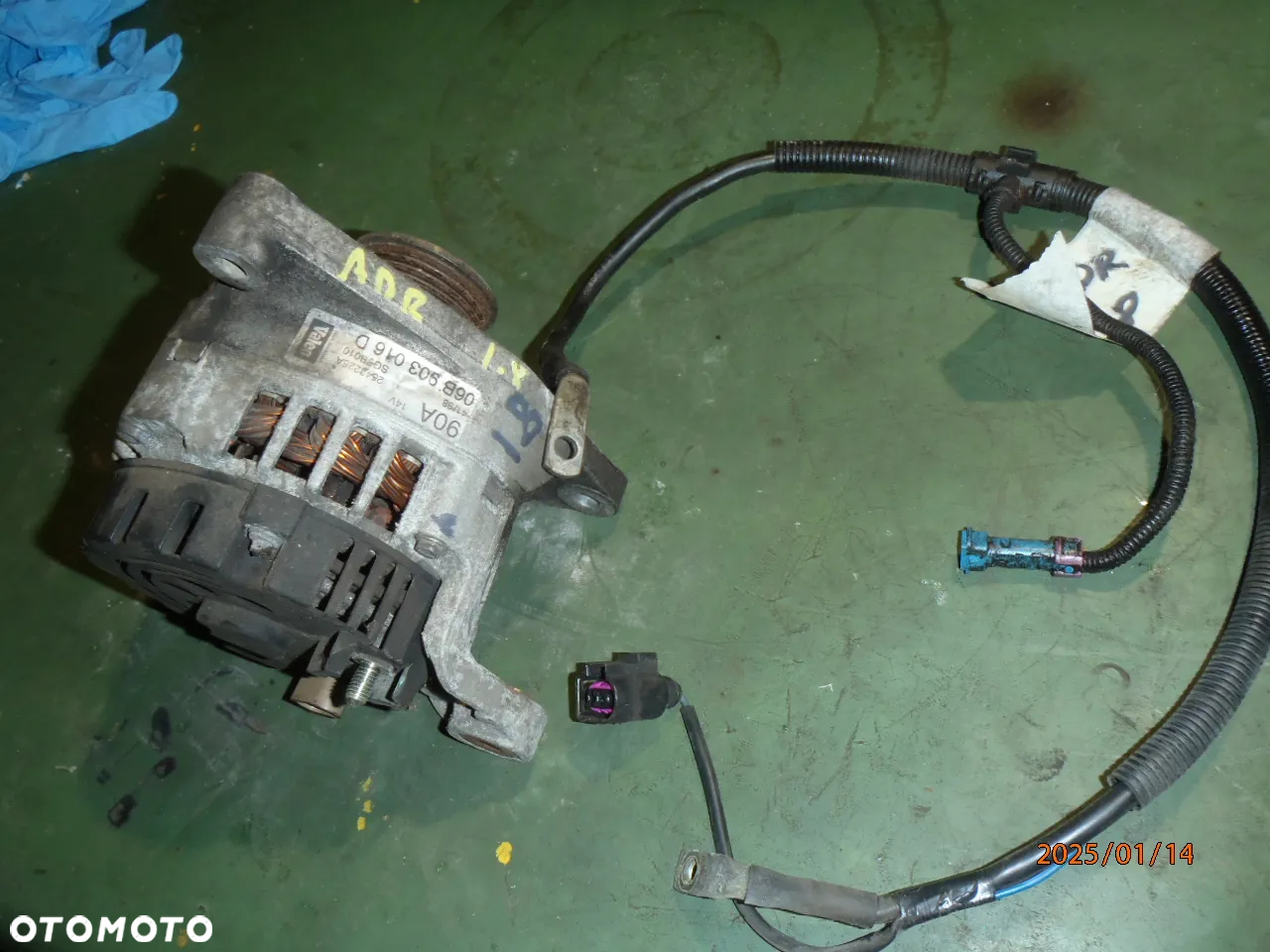 wiązka instalacja kostka Alternatora 1.6 1.8 T VW Passat B5 Audi A4 B5 A6 C5 c4 silnik adr - 7