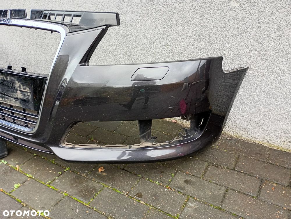 Zderzak przód audi a3 lift  8p do 09-12  xenon spryski - 3