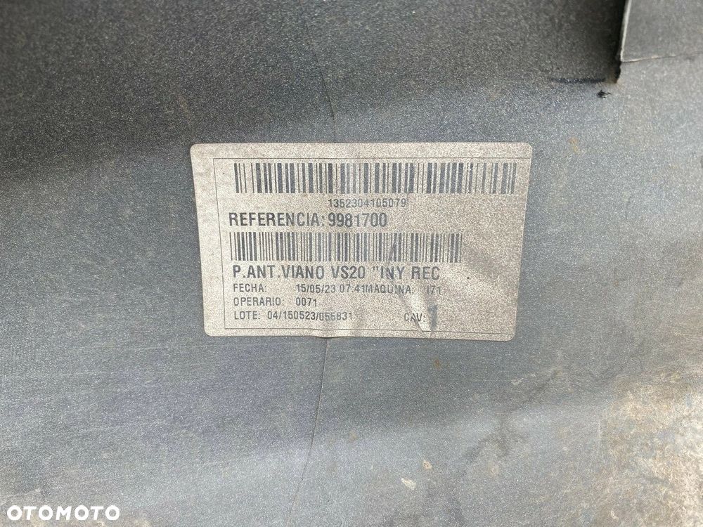 ZDERZAK PRZÓD PRZEDNI MERCEDES VITO W447 14- A4478800070 6PDC - 10