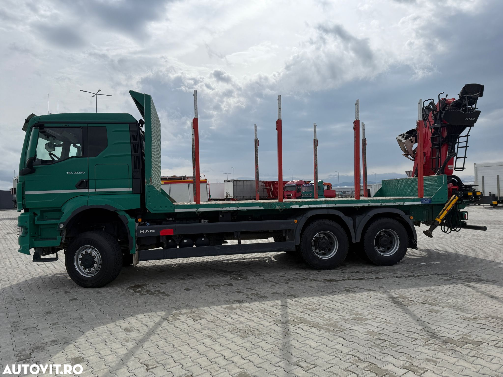 MAN TGS 33.510, Palfinger Q150, 99.000km, 2021, 6x6 - 15