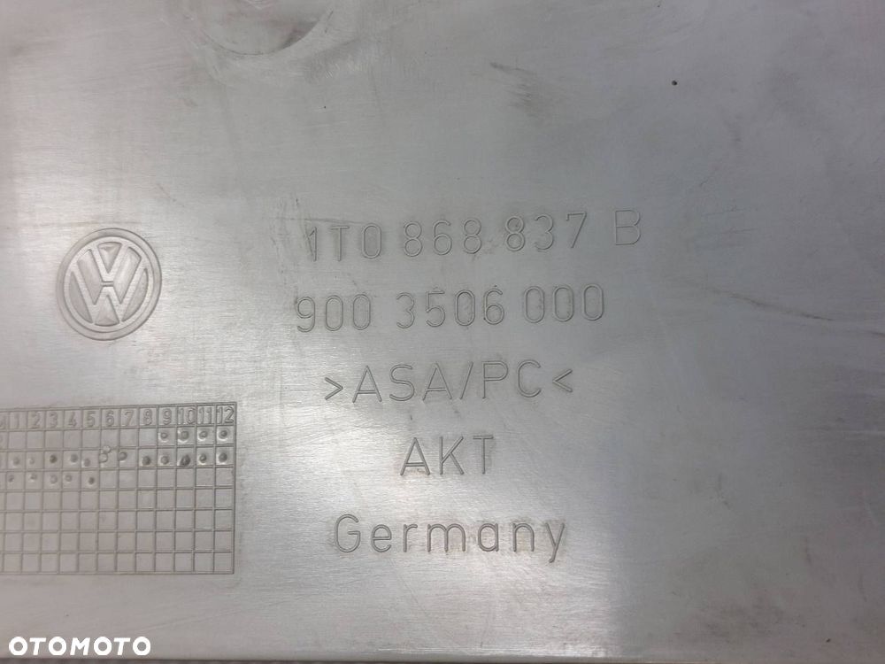 SCHOWEK NA OKULARY PODSUFITKI VOLKSWAGEN TOURAN I 1T0868837B - 4