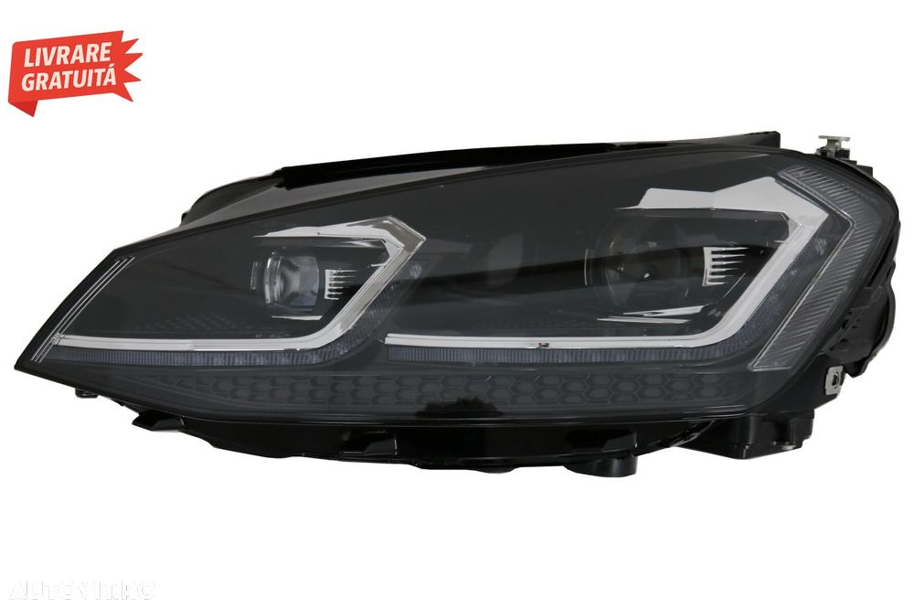Faruri LED VW Golf 7 VII (2012-2017) Facelift G7.5 R Line Look cu Semnal Dinamic- livrare gratuita - 4