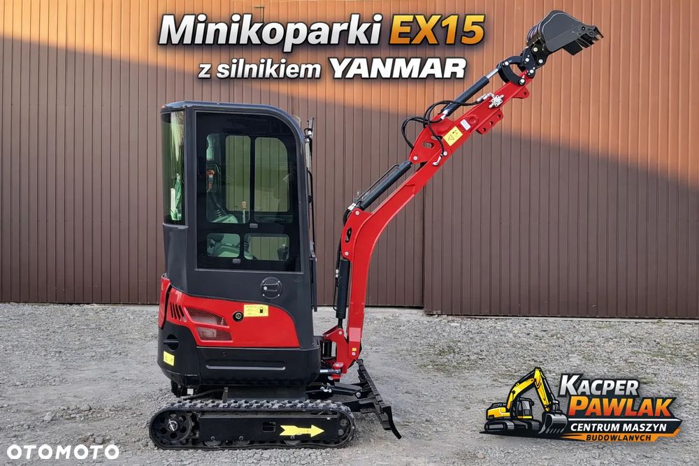 Inny Minikoparka Gąsienicowa EX15 Z silnikiem KUBOTA i YANMAR - 19