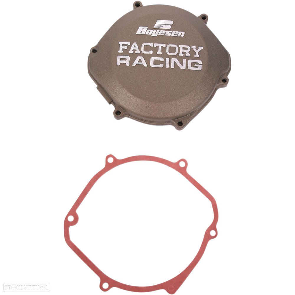 tampa de embraiagem boyesen factory racing aluminum honda cr 250 / 500 - 1