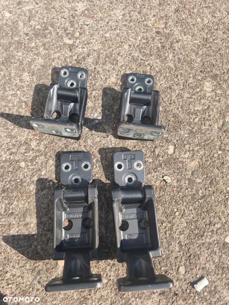Zawiasy drzwi tył Mercedes-Benz Sprinter Crafter w906 grafitowe 180 stopni a9067400737  a9067400637  a9067400537  a9067400437 - 6