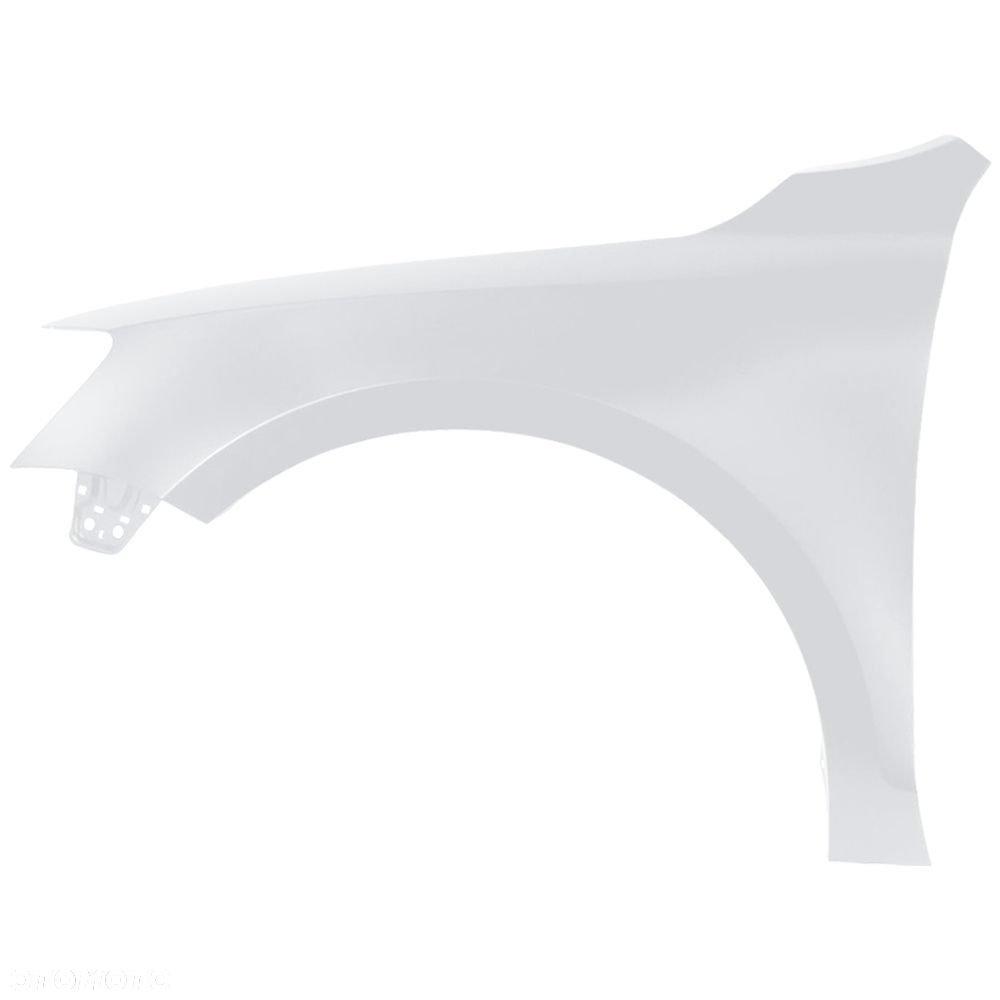 BLU Błotnik VOLKSWAGEN VW JETTA A6 VI 6 LB9Z lewy przód biały 2010-2018 WeißSilber Metallic - 2