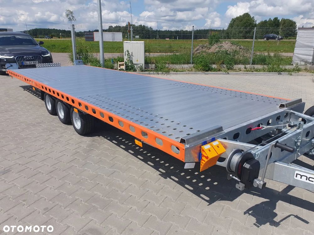 Wiola DOSTAWA! Przyczepa Laweta L35G65P wym. 650 x 204cm! UCHYLNA! Podłoga z paneli ALUMINIOWYCH. SOLIDNA! DMC 3500kg - 19