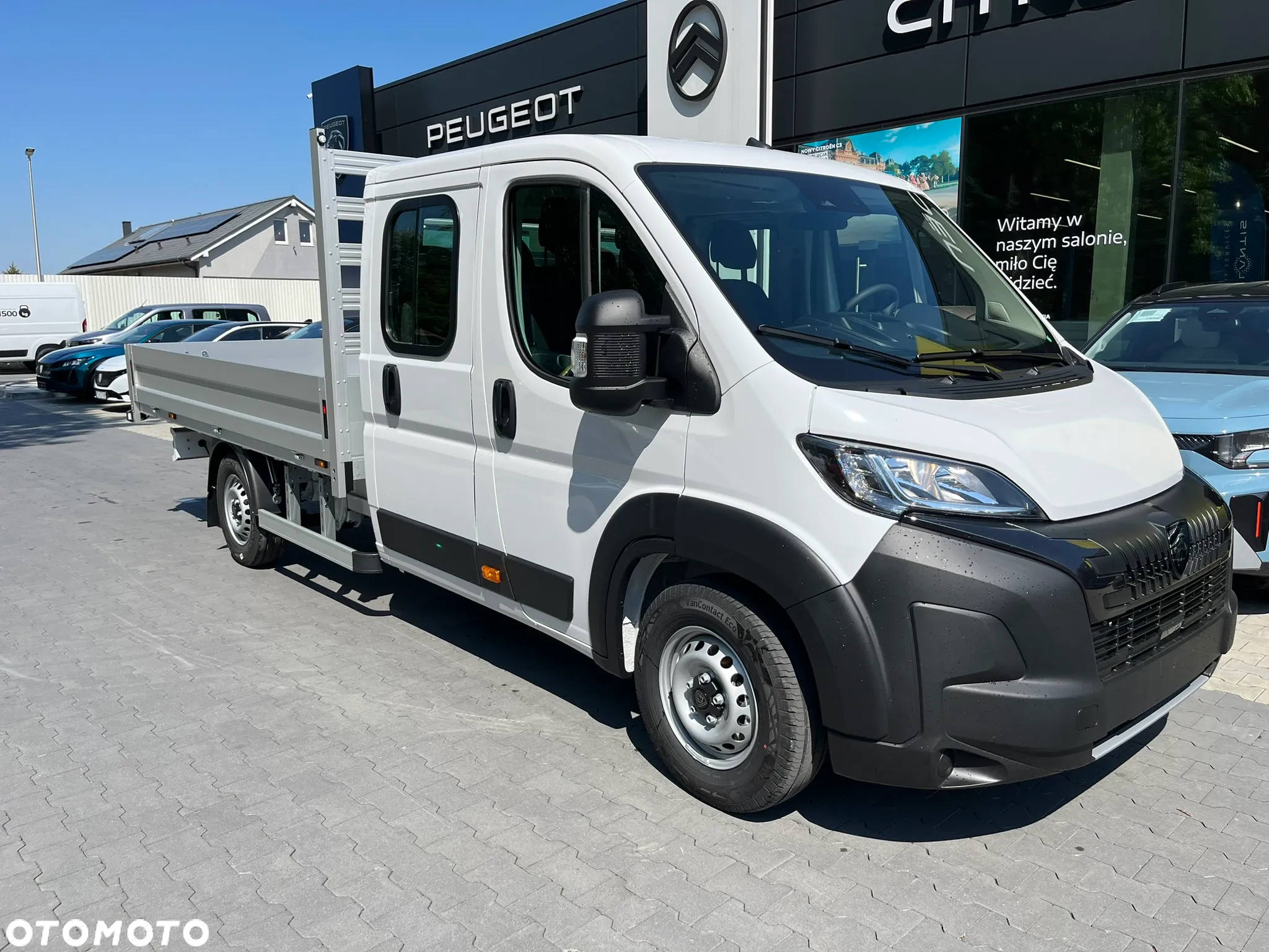 Peugeot Boxer Doka Podwójna Kabina| Skrzynia| 6 PALET|140KM MT6| Euro 6E |DMC 3.5t - 7