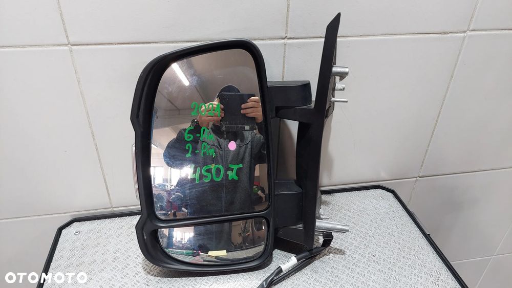 LUSTERKO LEWY PRZÓD ZEWNĘTRZNE FIAT DUCATO III 3 R2021 6-PIN + 2 PIN - 3