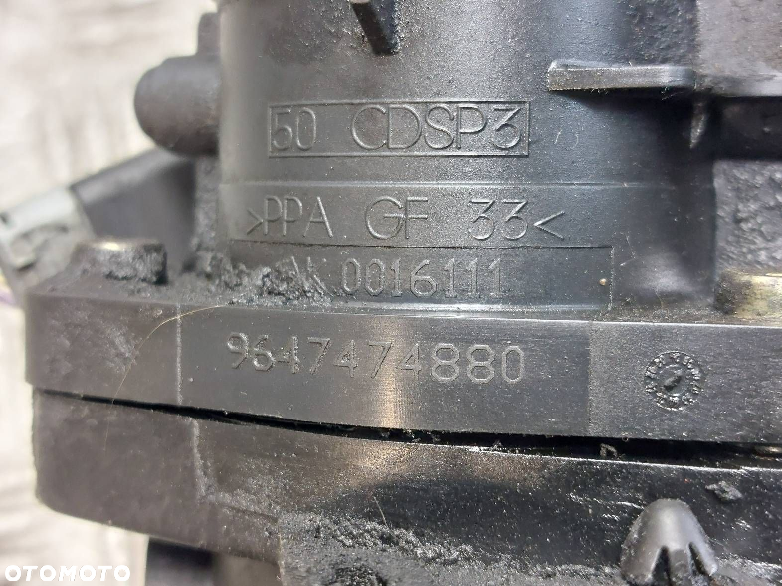 KOLEKTOR SSĄCY +  PRZEPUSTNICA  CITROEN C5 I LIFT 2.2 HDI 9662688980 - 5