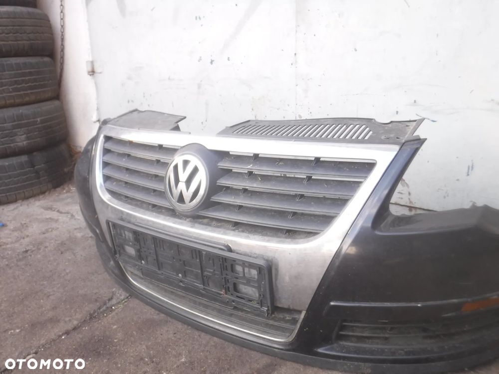 Vw Passat B6 zderzak przod atrapa grill  kompletny LC9X - 5