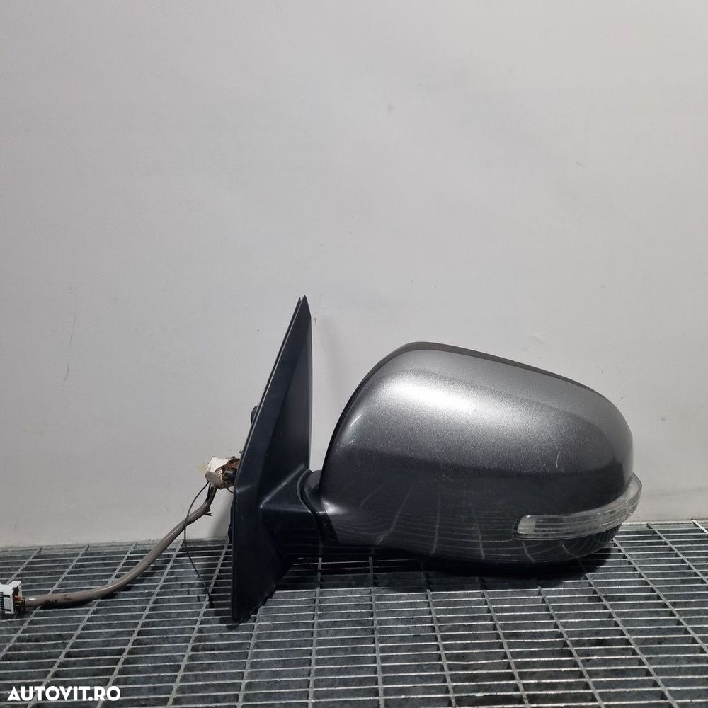 Oglinda stanga Mitsubishi ASX 2012 - 2016 4 Usi Titanium Grey Metalizat U17 (1461) Cu ... - 1