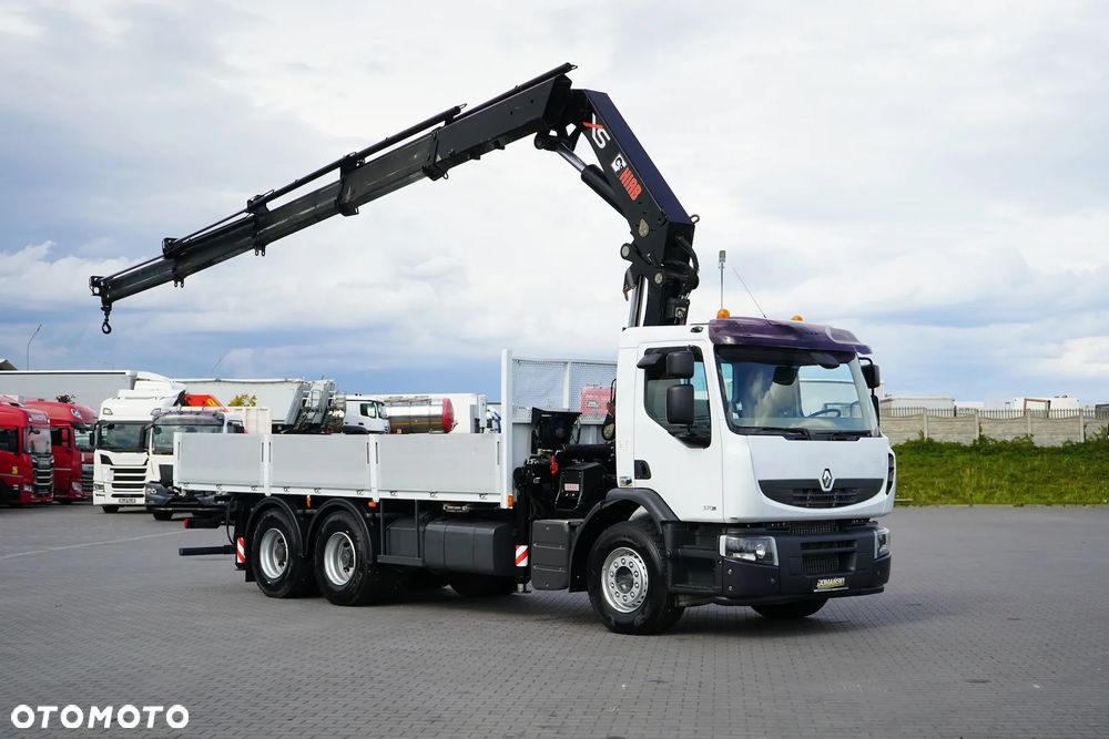 Renault PREMIUM / 370 / 6 X 4 / SKRZYNIOWY + HDS / HIAB 377 EP - 4 / PILOT - 1