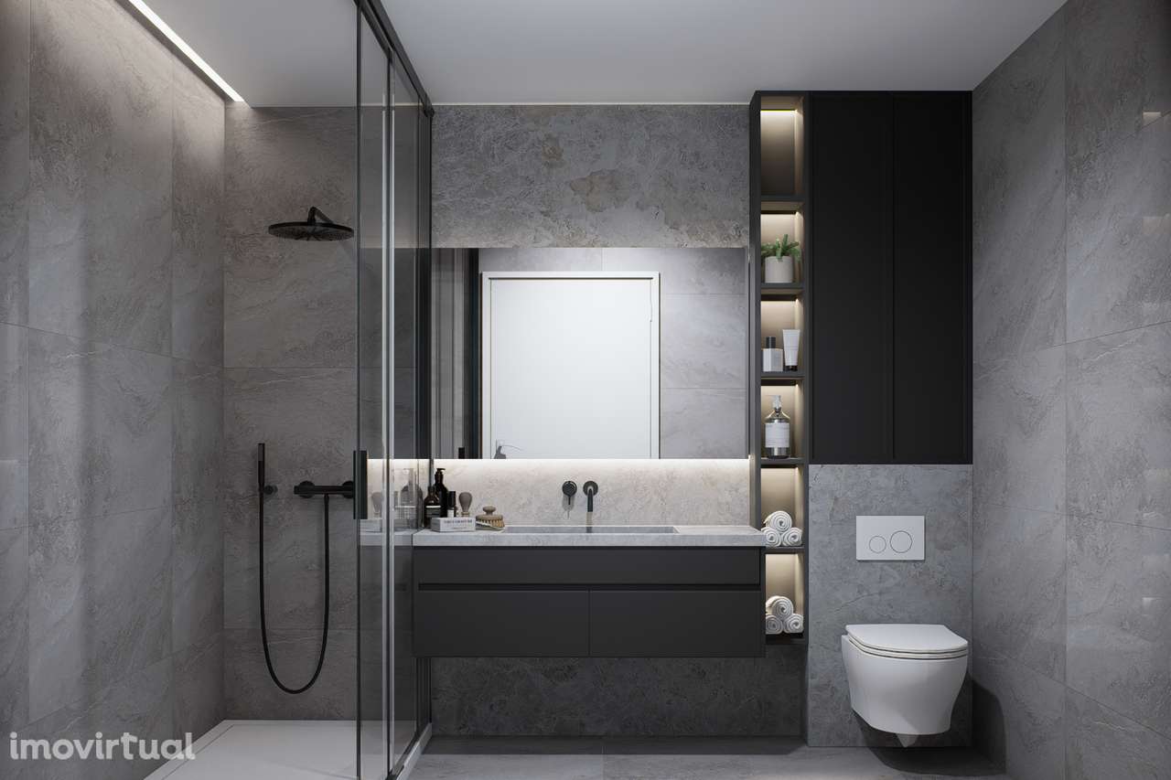 Apartamento T1 com garagem, varanda e eficiência energética A+ - Grande imagem: 4/9