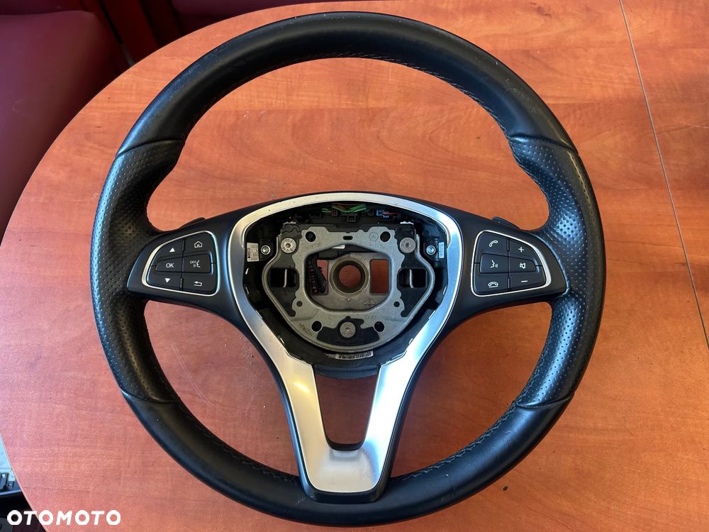 KIEROWNICA SKÓRZANA ŁOPATKI A0004602003 MERCEDES C KLASA W205 - 1