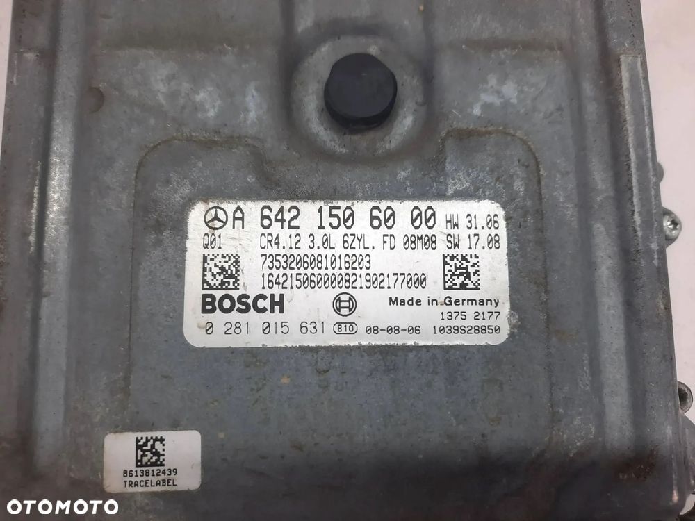 KOMPUTER STEROWNIK SILNIKA MERCEDES ML W164 3.0 CDI - 5