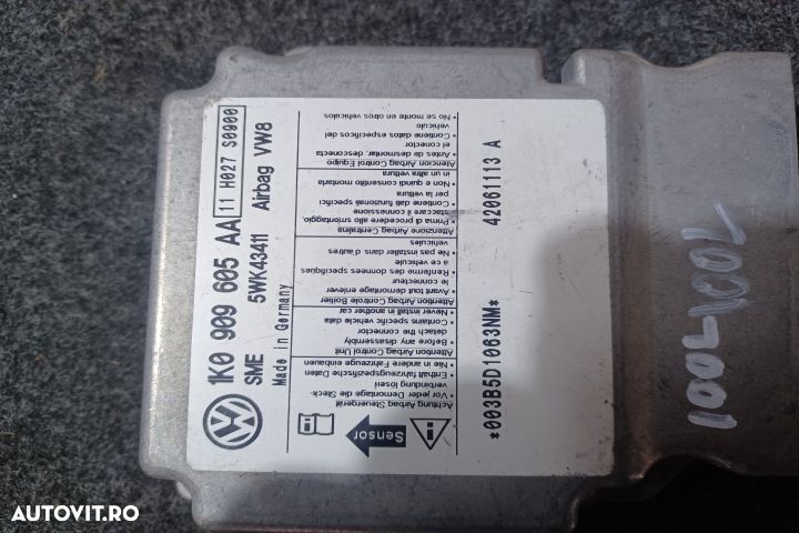 Calculator airbag 1K0909605AA Skoda Octavia 2 [2004 - 2008] Combi wag - 4