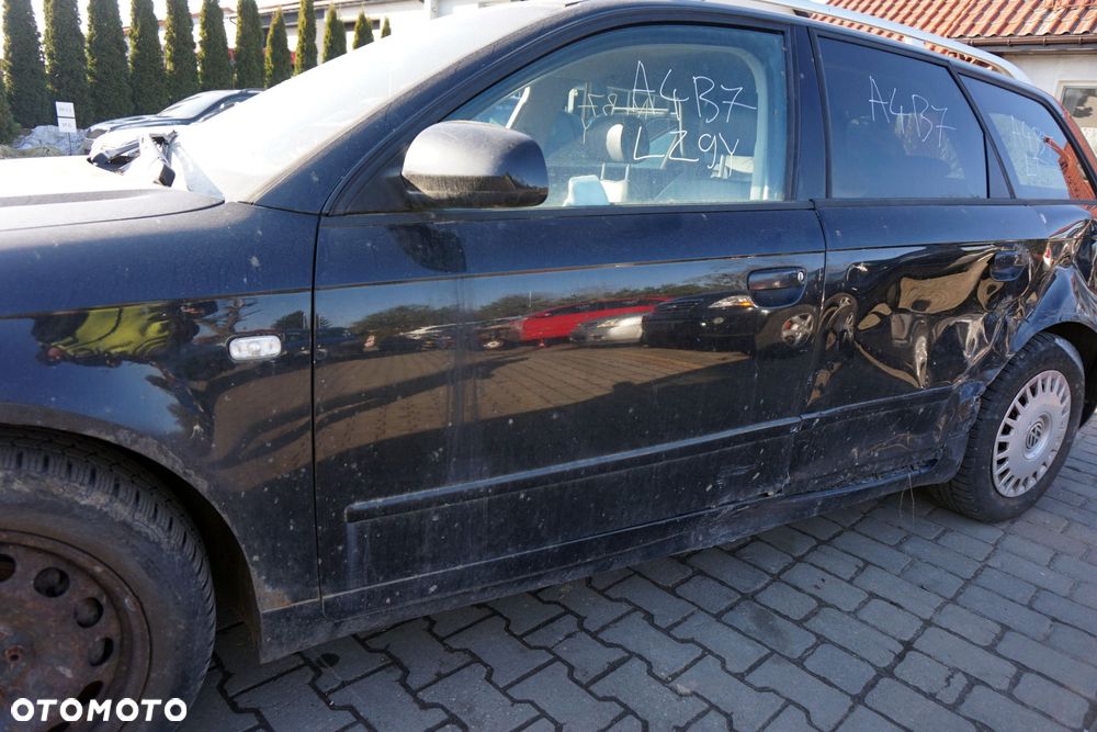DRZWI PRZEDNIE LEWE A4 B7 KOMBI LZ9Y  CZARNY AUDI 2004-2008 - 4