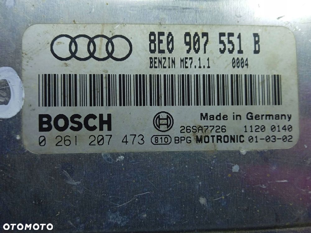 Komputer Sterownik Silnika 8E0907551B Audi A4 B6 3.0 - 4