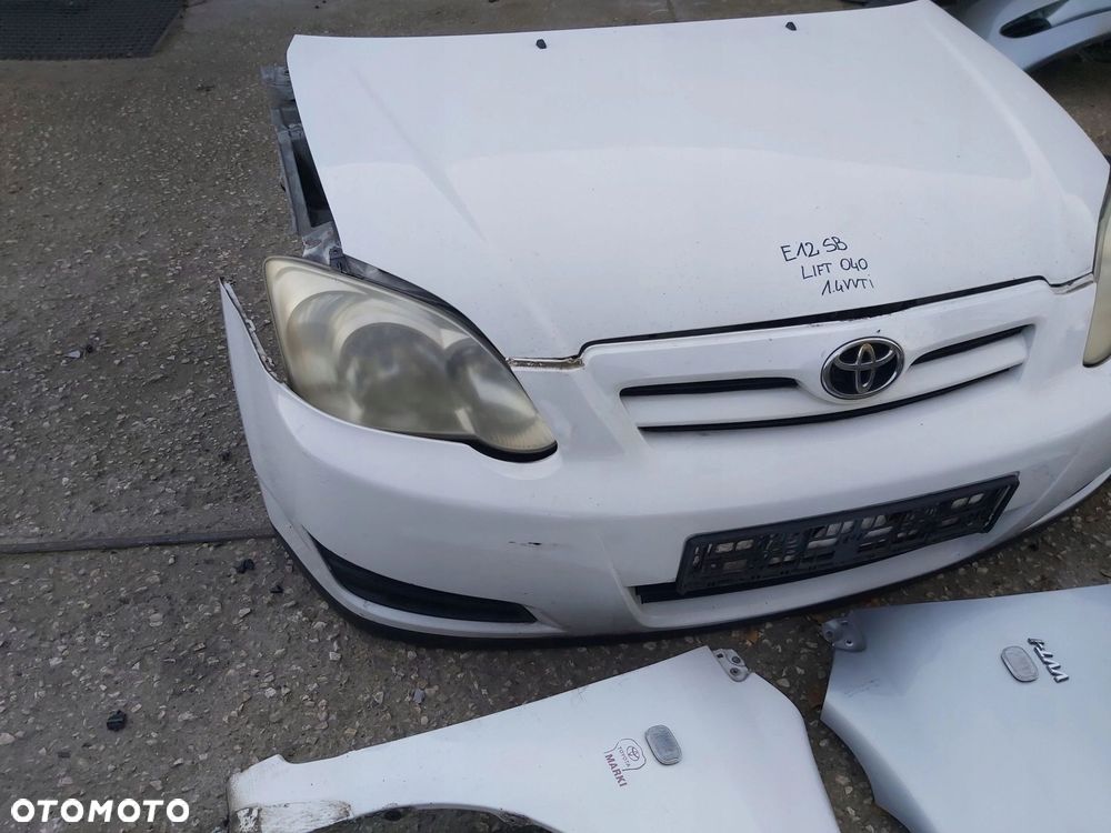 Toyota Corolla E12 Lift kompletny przód zderzak maska błotnik lampa pas EU - 2