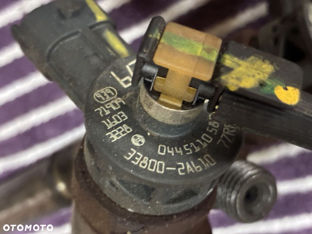 KIA HYUNDAI 33800-2A610  0445110589 1.6 CRDI WTRYSK WTRYSKIWACZ WTRYSKIWACZE  4XSZT KOMPLET - 5