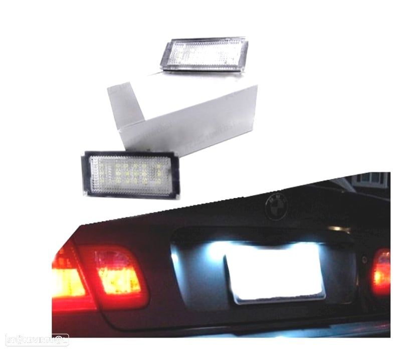 LUZES DE MATRICULA LED BMW E46 4 PORTAS 98-05 - 1
