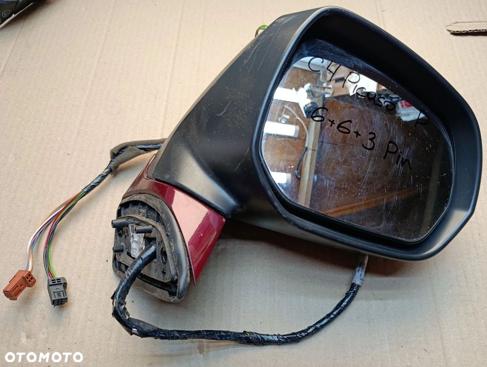 C4 Picasso lusterko prawe 6+6+3 PIN kolor KHLD Grand Picasso Citroen - 3