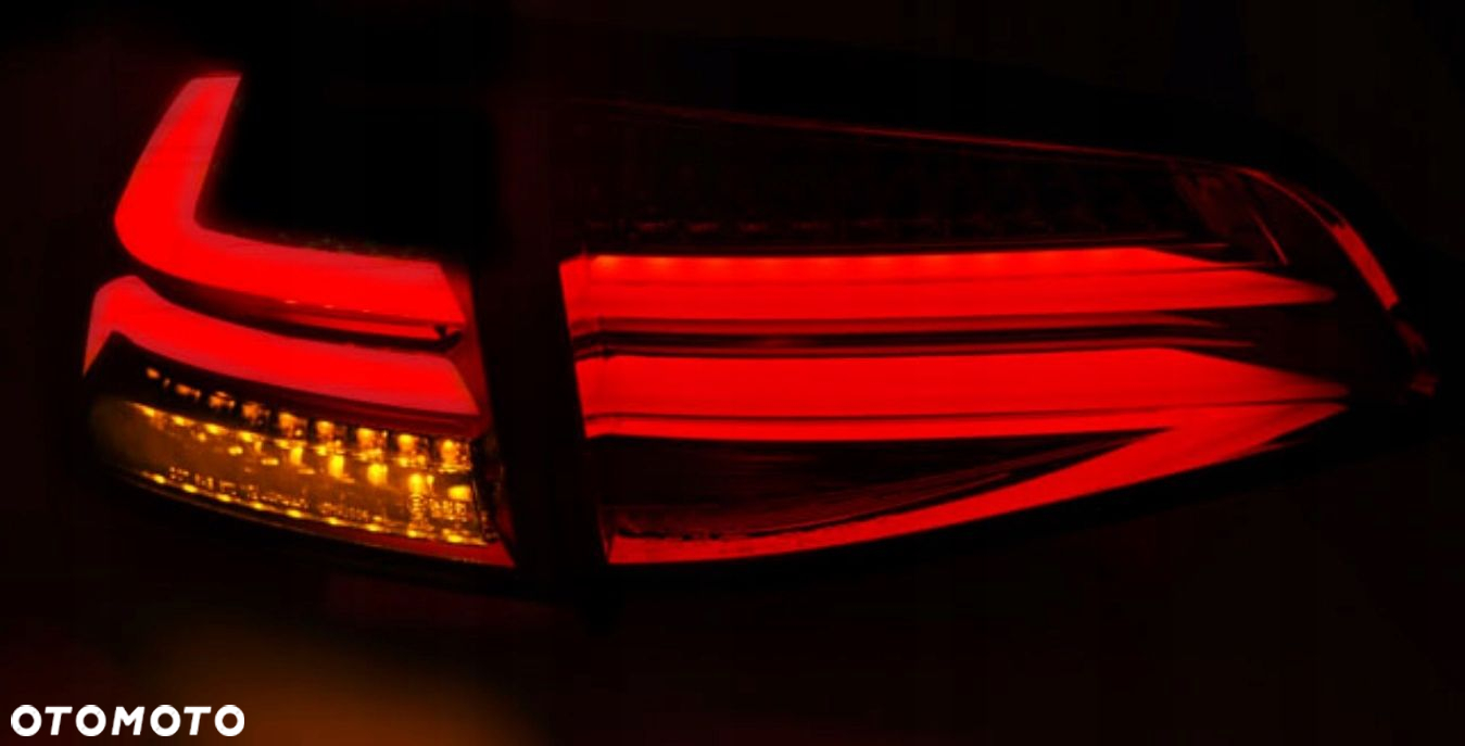 Lampy tyl Led Neon Red White VW Golf VII 7 5g 12- - 4