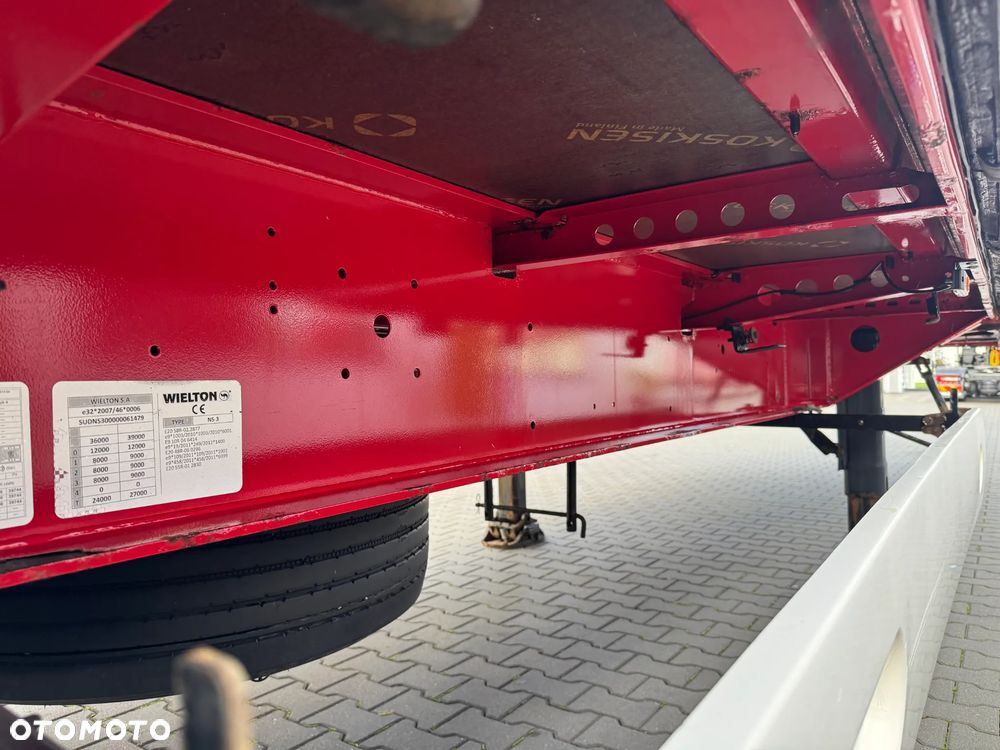 Wielton NACZEPA FIRANKA MEGA, SAF, XL, OŚ I DACH PODNOSZONE 2017 ROK SUPER STAN - 15
